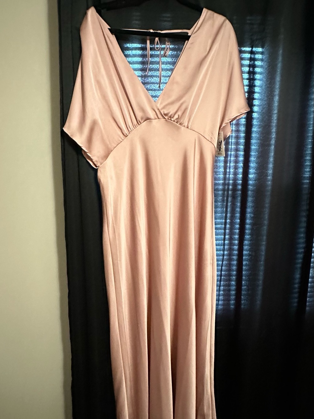 A New Day Blush Pink Maxi Dress ~ size Large